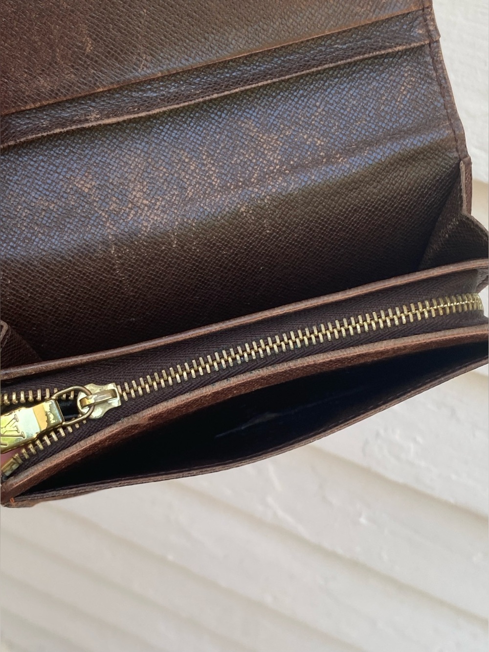 Louis Vuitton Brown Checkered Canvas Clutch Wallet - Picture 8 of 17